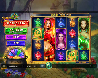 Sisters of Oz Jackpots
