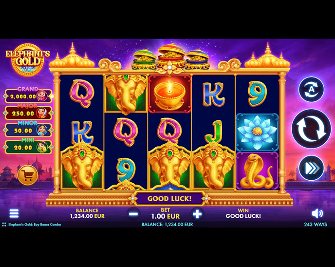 Elephant’s Gold Buy Bonus Combo