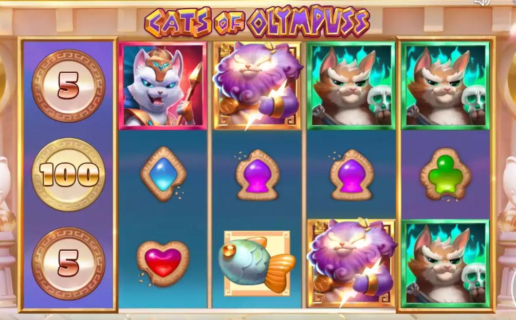 Новый слот Cats of Olympuss