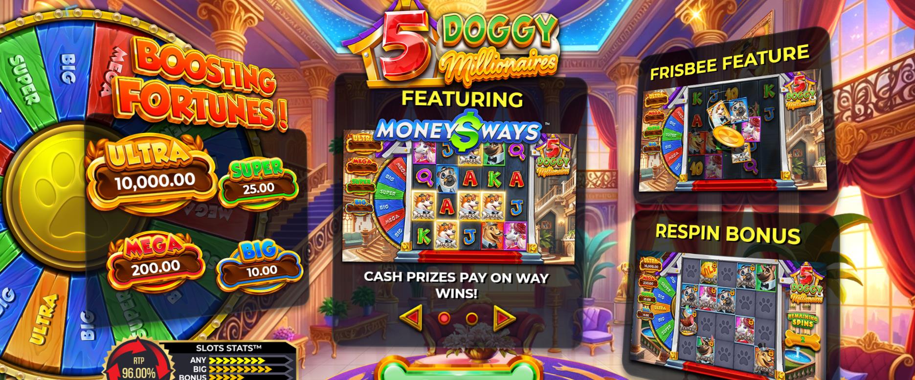 бонусы новинки 5 Doggy Millionaires