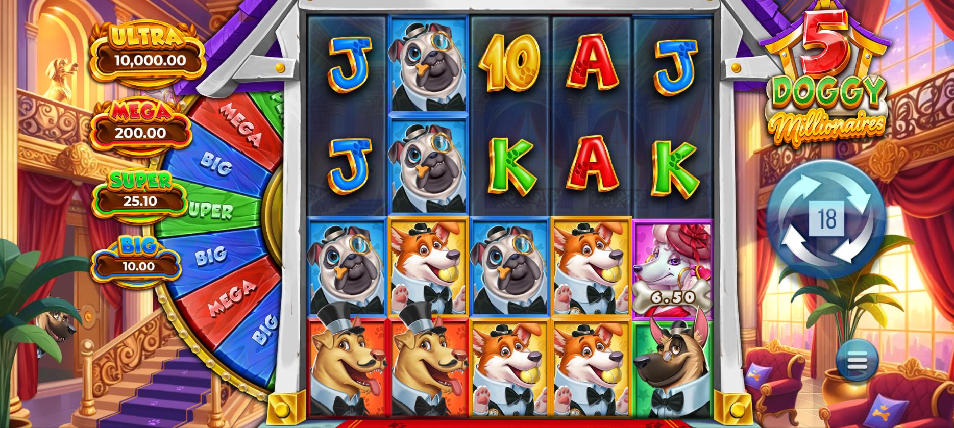 Новый слот 5 Doggy Millionaires Dream Drop