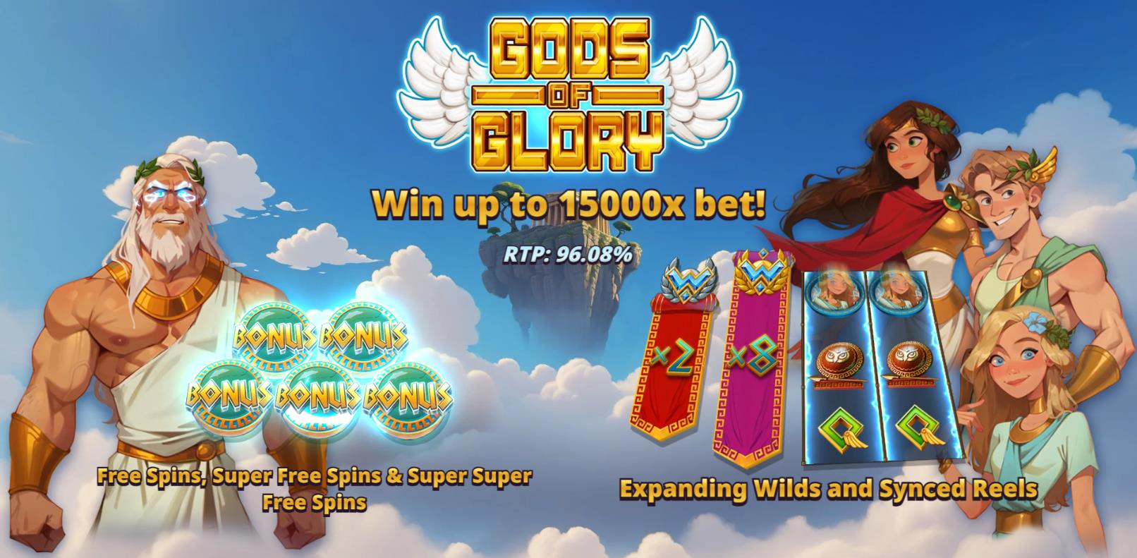 Бонусные особенности Gods of Glory