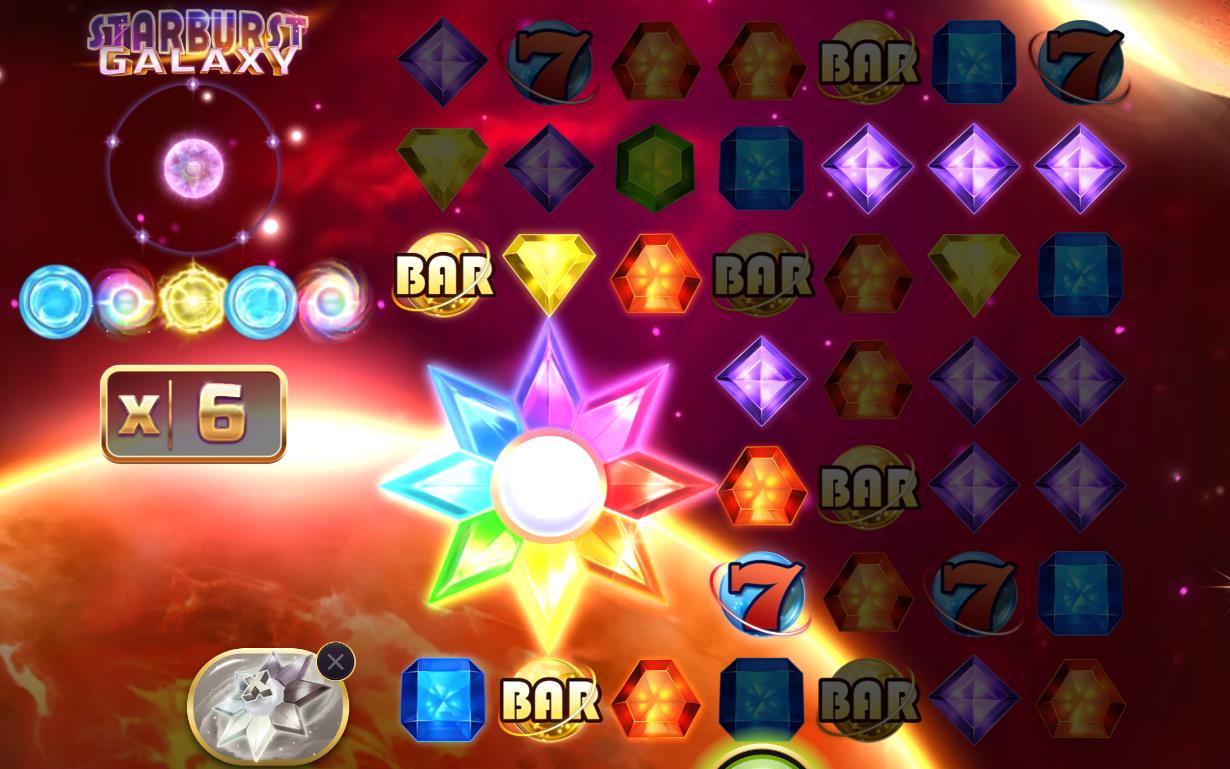 Новый слот NetEnt Starburst Galaxy