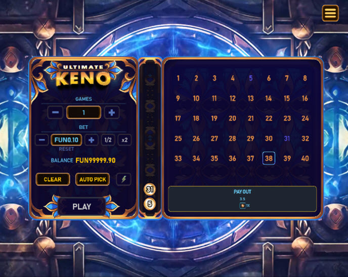 Ultimate Keno