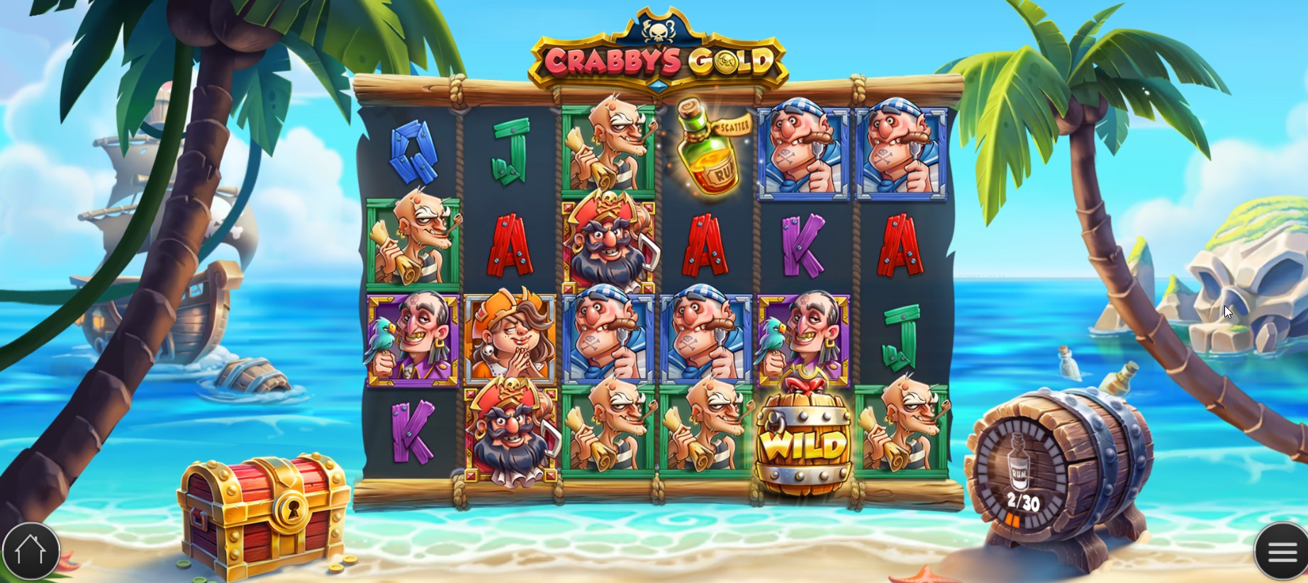 Новый слот Crabby’s Gold