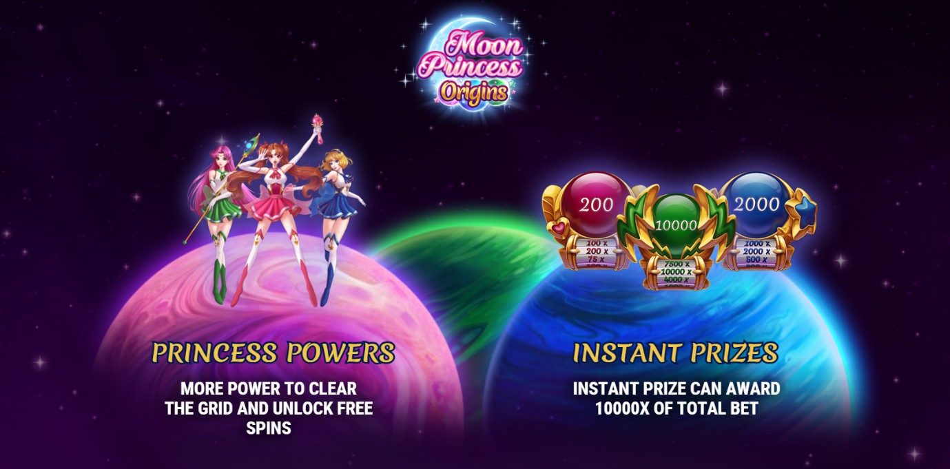 Особенности слота Moon Princess Origins