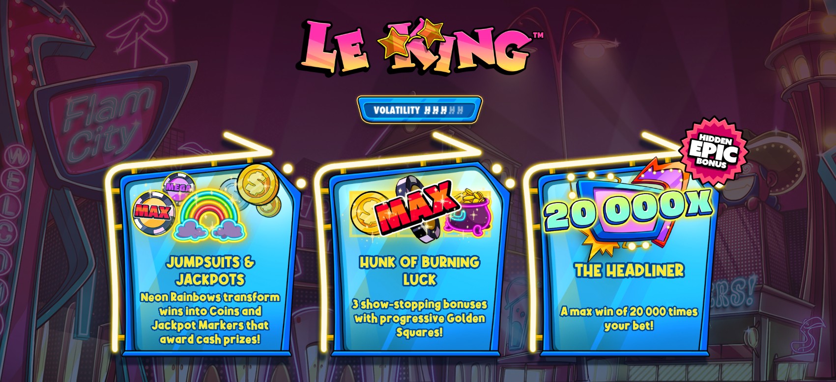 Bonus features Le King