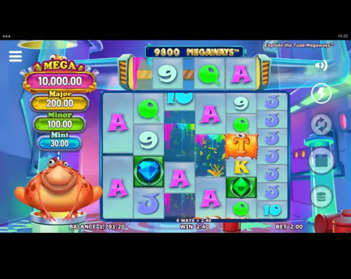 Explode the Toad Megaways
